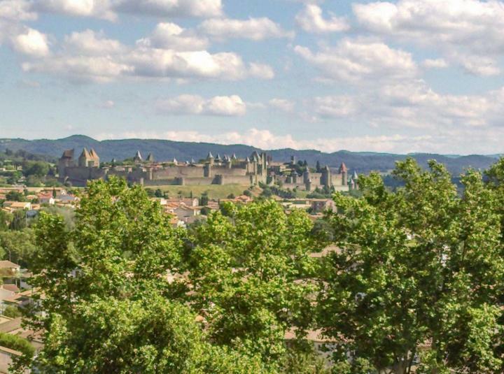 Gite Avec Vue Imprenable Sur La Cite Villa Carcassonne Ngoại thất bức ảnh